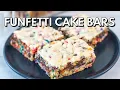 Easy Funfetti Chocolate Chip Cake Bars