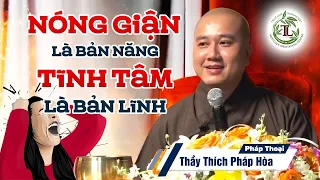 Nóng Giận là bản năng nhưng biết cách Tĩnh Lặng mới là tài năng thực sự - Thầy Thích Pháp Hòa