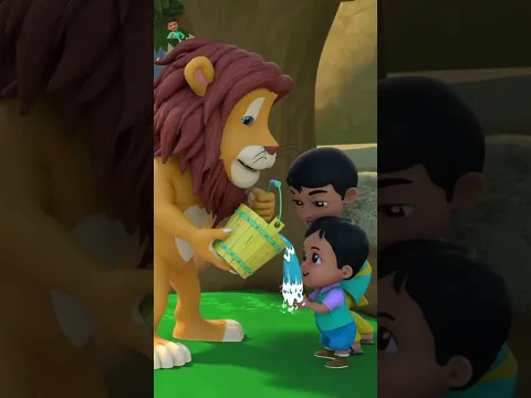 शेर निराला, Sher Nirala Song #cartoonvideos #animals #animation #cartoon #ytshorts #kidsrhymes