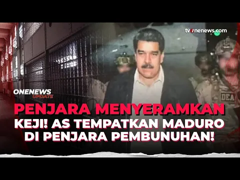 Ngeri! AS Tempatkan Maduro di Penjara Kumuh yang Rawan Pembunuhan