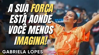 VOCÊ SE SENTE FRACO? ENTÃO ASSISTA ESSA PREGAÇÃO! - GABRIELA LOPES 2025 - Pregação Forte 2025