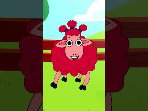 Five Little Fluffy Sheep #shorts #kidssongs #sheep