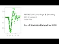 MATH5714M Section 2 1 A Statistical Model for Kernel Density Estimation