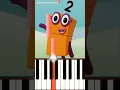 Back to School Counting Fun 1 to 10 Numberblocks - Piano Duet