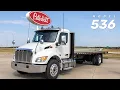 Take a tour of this TLG Peterbilt Model 536 W 26 Morgan Flatbed