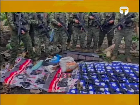 Arsenal de armas y 10 toneladas de droga decomisadas