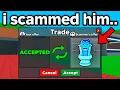 I Scammed The RICHEST Scammer In Steal A Brainrot