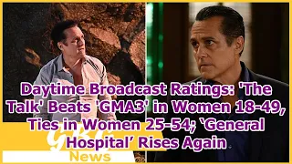 Daytime Broadcast Ratings The Talk Beats GMA3 in Women 18-49 Ties in Women 25-54 Genera