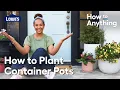 How to Plant Container Pots How To Anything