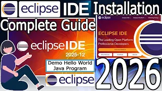How to install Eclipse IDE on Windows 11 2026 Update Java JDK 25 Java Programming