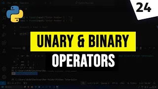 Unary Operator And Binary Operator in Python Programming Language
