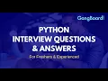 Top 25 Python Interview Questions and Answers Frequently Asked
