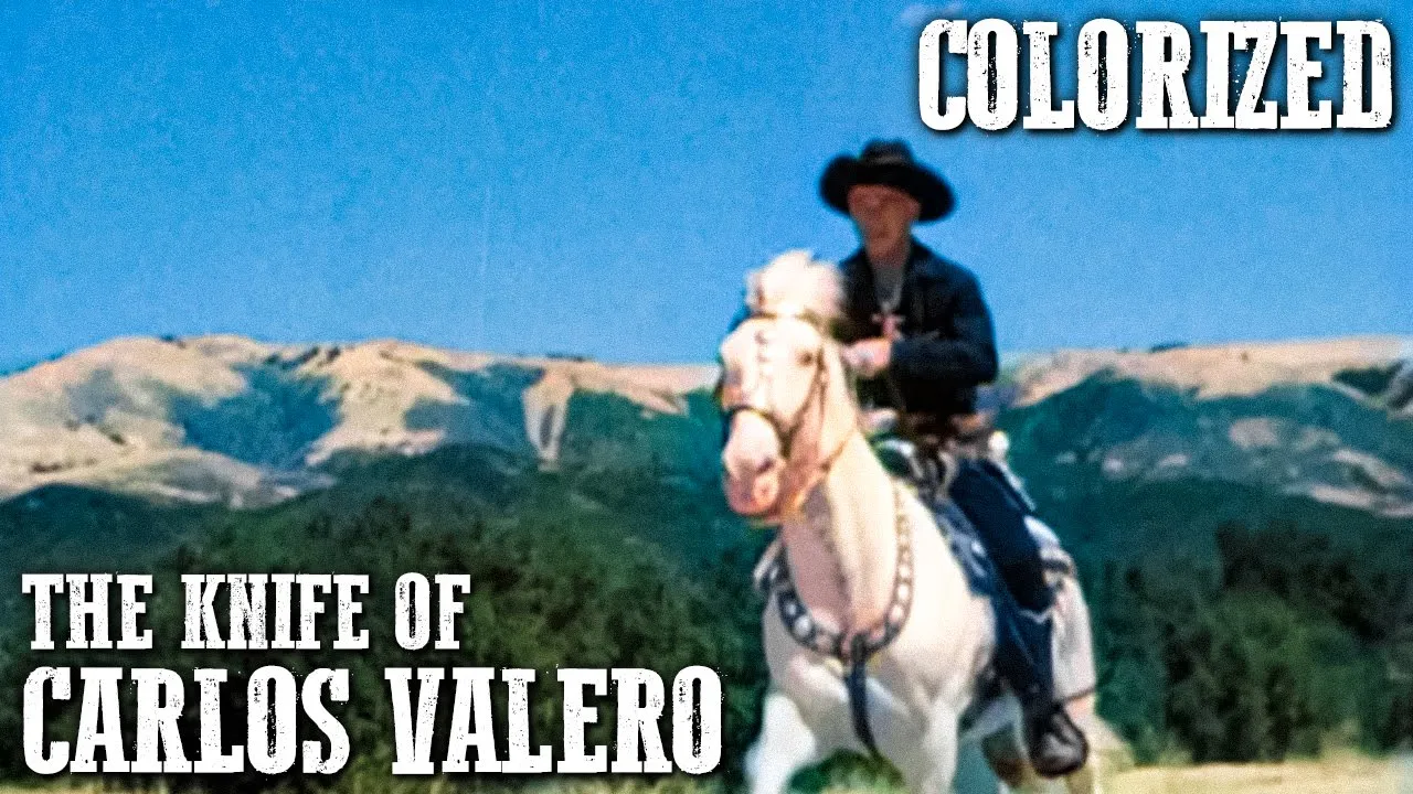 Hopalong Cassidy - The Knife of Carlos Valero | EP14 | COLORIZED | Classic Western Series