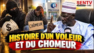 Histoire d'un Voleur et du Chomeur racontée par Imam Moustapha Gueye (rta) •@Faydatidianiya