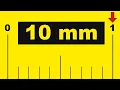10 mm on a Ruler and Tape Measure