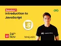 Introduction to JavaScript Viraj Jain GeeksforGeeks Web Development