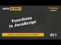 Functions in JavaScript Fundamentals of JavaScript A Complete JavaScript Course
