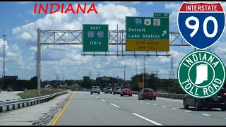 Indiana Toll Road Interstate 90 eastbound FULL LENGTH
