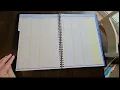REVIEW AT-A-GLANCE 2025 Appointment Book Planner Weekly Monthly 8- x 11 Quarter-Hourly
