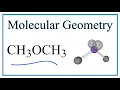 CH3OCH3 Molecular Geometry Bond Angles Dimethyl ether