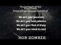 Rob Zombie - The Triumph of King Freak (A Crypt of Preservation and Superstition) Lyric Video