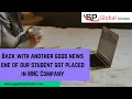 Congratulations Rajesh SP Global Solution for getting Placed in one of the MNC Company