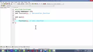 11 C Learning create function no parameter Tutorial for Beginners