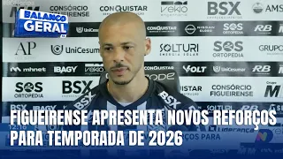 Esporte – Figueirense apresenta dois reforços e intensifica preparação para 2026