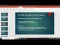 Java Full Stack - Introduction