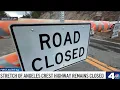 Parts of Angeles Crest Highway remains closed due to storm damage