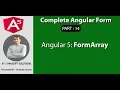 Part 14 - Complete Angular Form