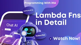 Master Python Lambda Function in Detail covered with Nested If Map Filter Reduce Urdu Hindi