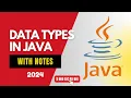 What are Data types in JAVA Primitive Non-Primitive With Notes