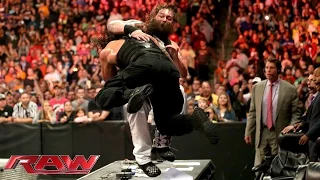 Roman Reigns Vs Bray Wyatt Raw 28 September 2015 