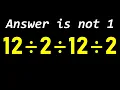 Can You Solve This Simple Math Problem