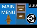 MAIN MENU - Endless Runner Tutorial in Unity