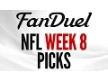 FanDuel NFL Week 8 Picks
