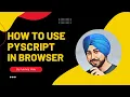 how to use pyscript in hindi End of Javascript
