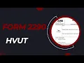 Steps on How to Complete Form 2290 HVUT