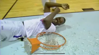 Young Shaq Shatters The Backboard