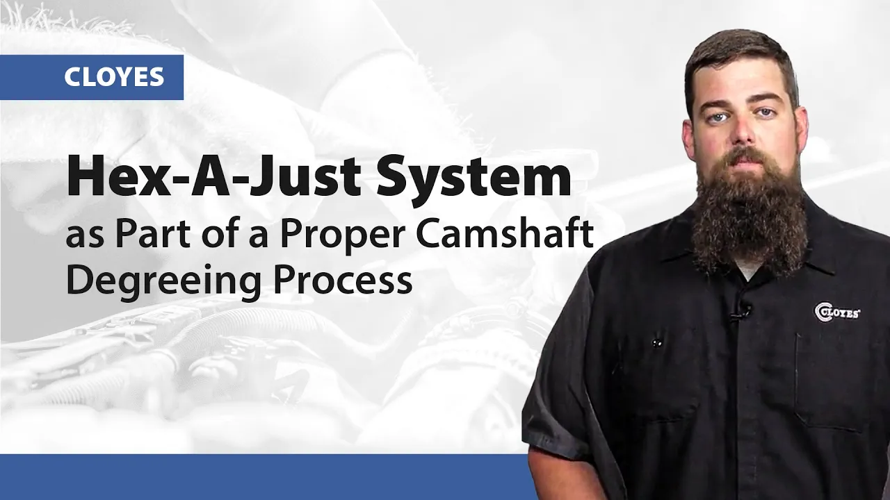 Cloyes Hex-A-Just System as Part of a Proper Camshaft Degreeing Process: video thumbnail