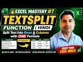Excel TEXTSPLIT Complete Tutorial Split Text into Rows Columns Instantly Excel Mastery