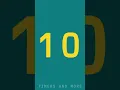 10 Second Countdown Timer EXPLODING NUMBERS