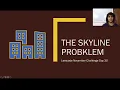 The SkyLineProblem Leetcode 218 Leetcode November Challenge Live coding session