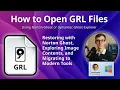 How to Open GRL Files Norton Ghost Image