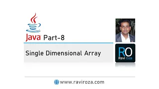 Java Part-8 One Dimensional arrays in Java Gujarati