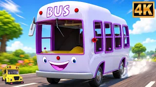 Bob The Train With Wheels On The Bus, बस के पहिए घूमे गोल गोल गोल, Baby Songs in Hindi