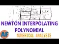 Newton s Divided Differences Interpolation Polynomial Example