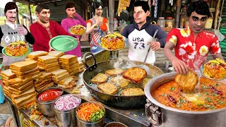 Dal Sandwich Desi Spicy Sandwich Wala Tasty Street Food Hindi Kahaniya Moral Stories Comedy Video
