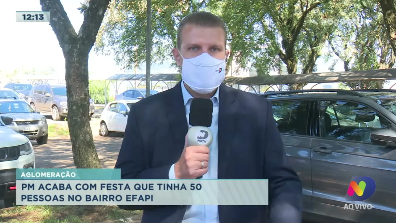 Aglomeração: PM acaba com festa que tinha 50 pessoas no Bairro Efapi, em Chapecó